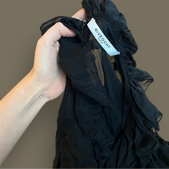 Givenchy V-Neck Knee-Length Dress - Picture 2 of 3